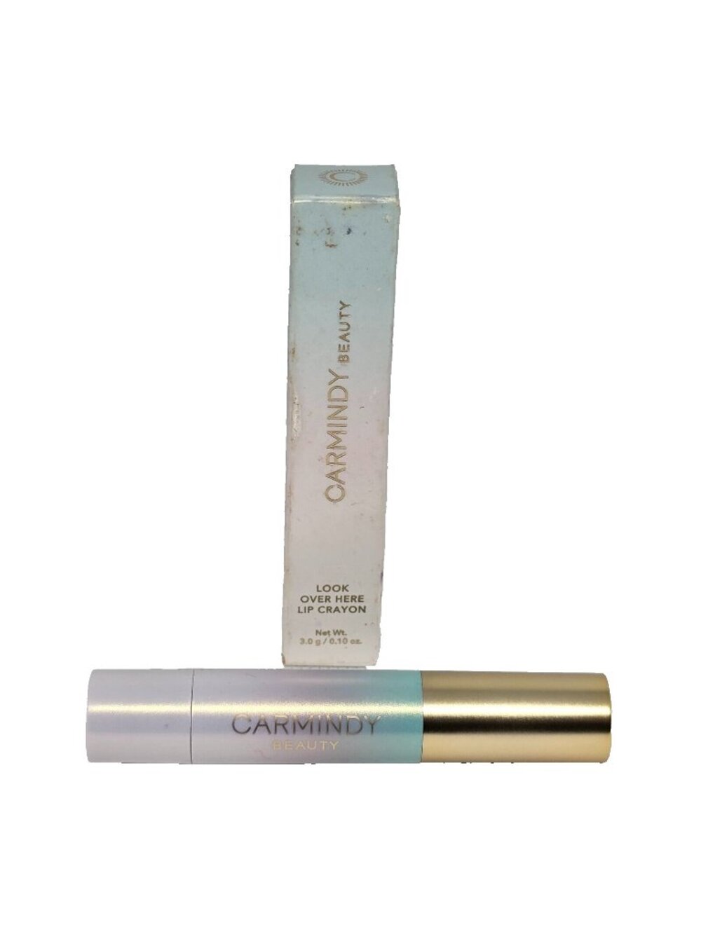 CARMINDY Beauty Look Over Here Lip Crayon FIRE CORAL 0.11 oz Full Size